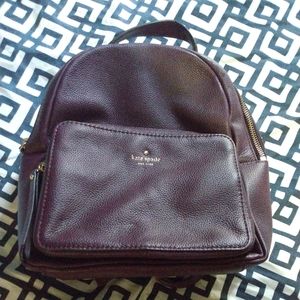 Kate Spade mini backpack purse